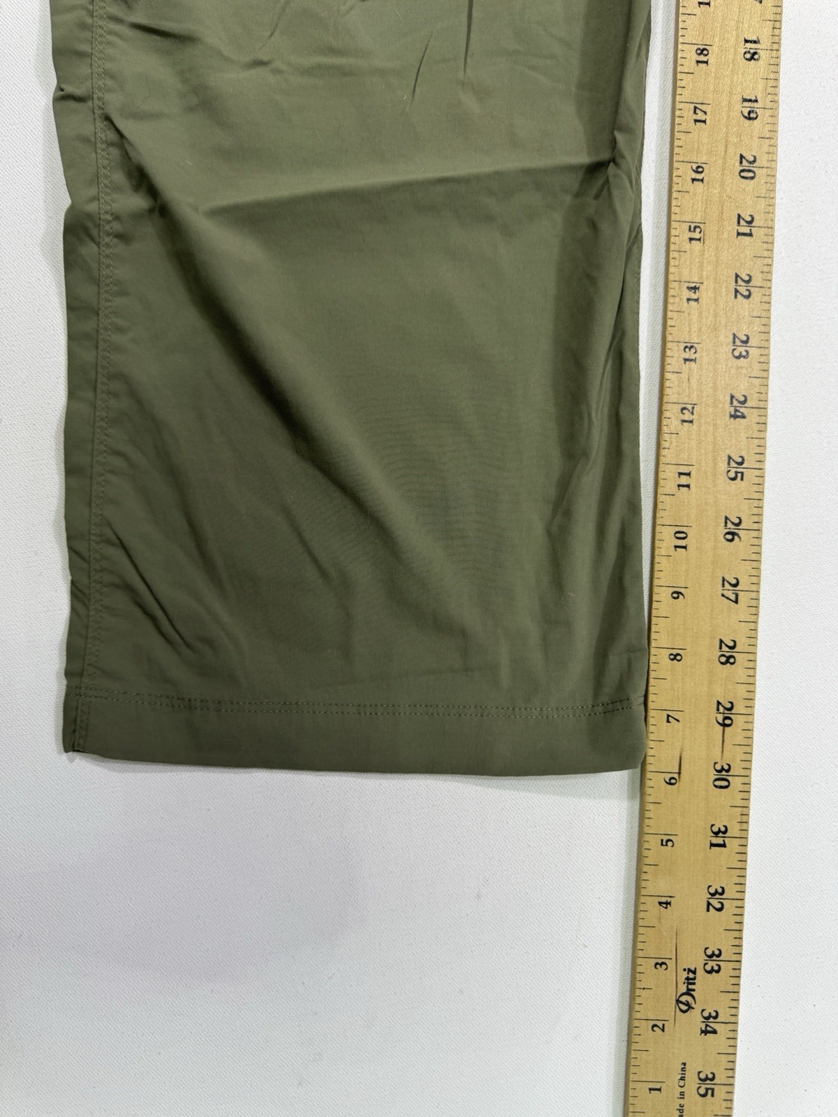 LL Bean Pants Men’s 42×30 Green Climbing Hiker Hiking Nylon Stretch Outdoor
