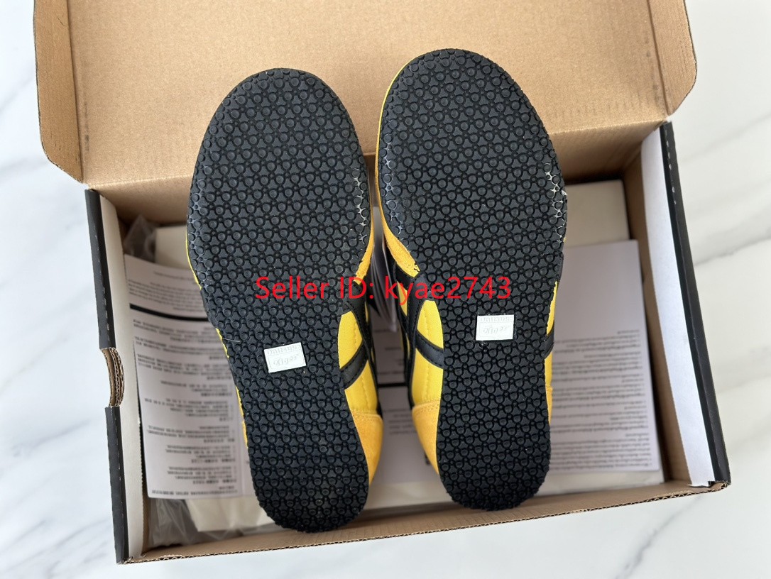 Retro Onitsuka Tiger SERRANO Mens Womens Sneakers Yellow/Black 1183B400-755