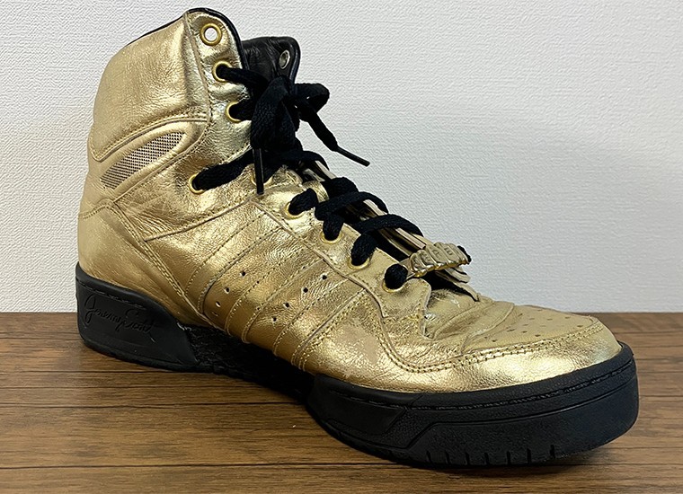 Adidas Jeremy Scott JS Wings Metallic Gold 2008 G04653 Size 8.5 RARE