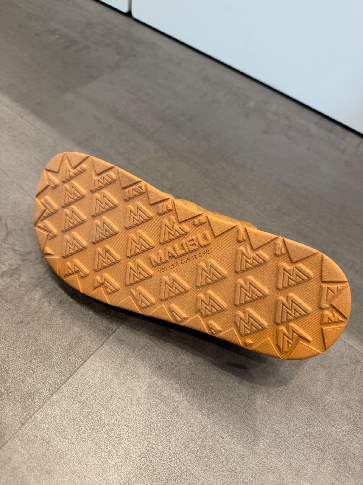 Men’s Malibu Sandals Colony Nylon EVA Rubber Woven Sandal Tan / Tan (Brand New)