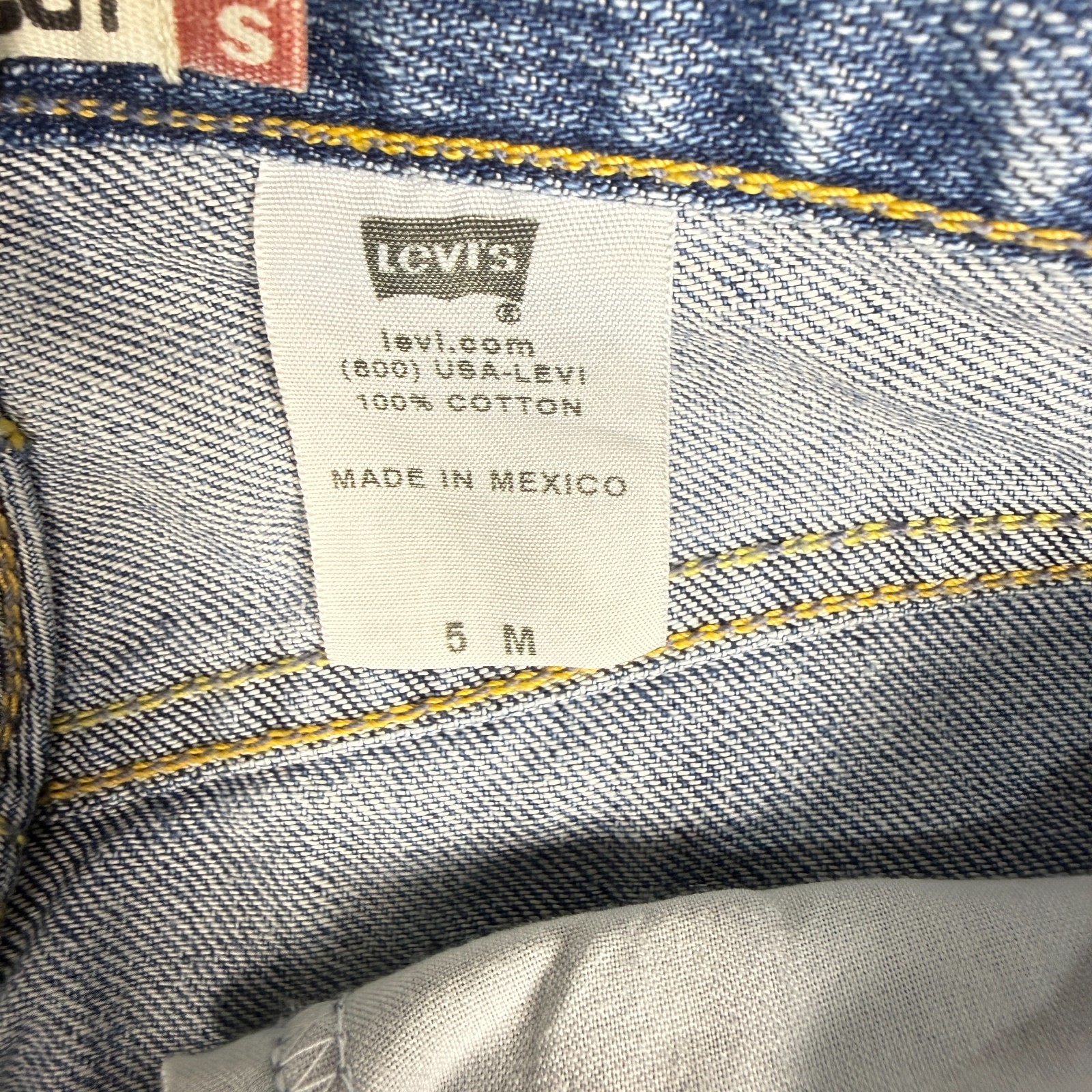 Levi’s 513 Slouch Bootcut Jeans Womens Juniors 5M Medium Wash Low Rise Denim