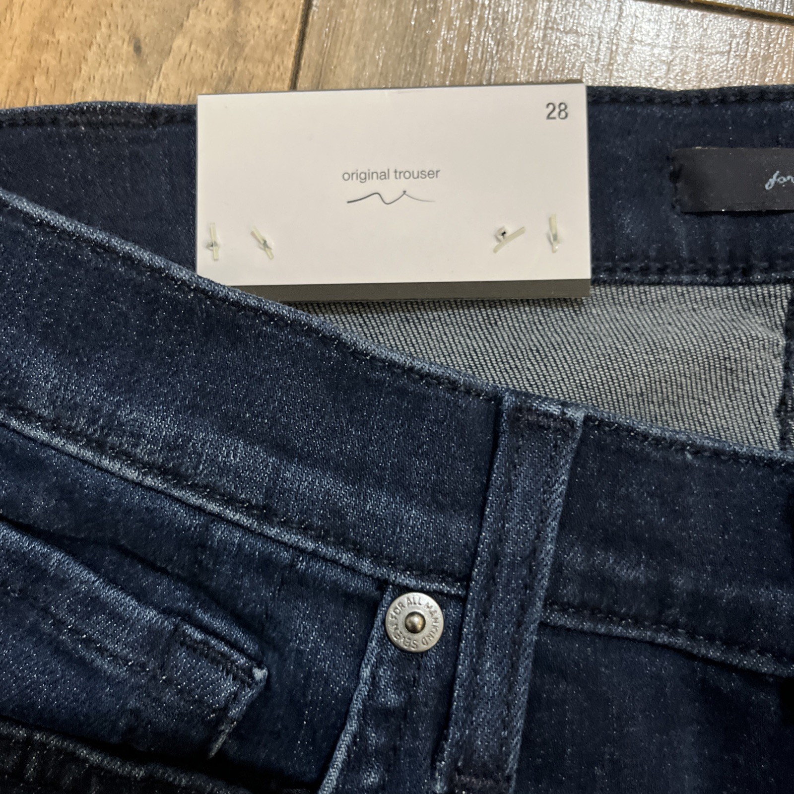 7 FOR ALL MANKIND DOJO Original Trouser Jeans 28 in BBLS