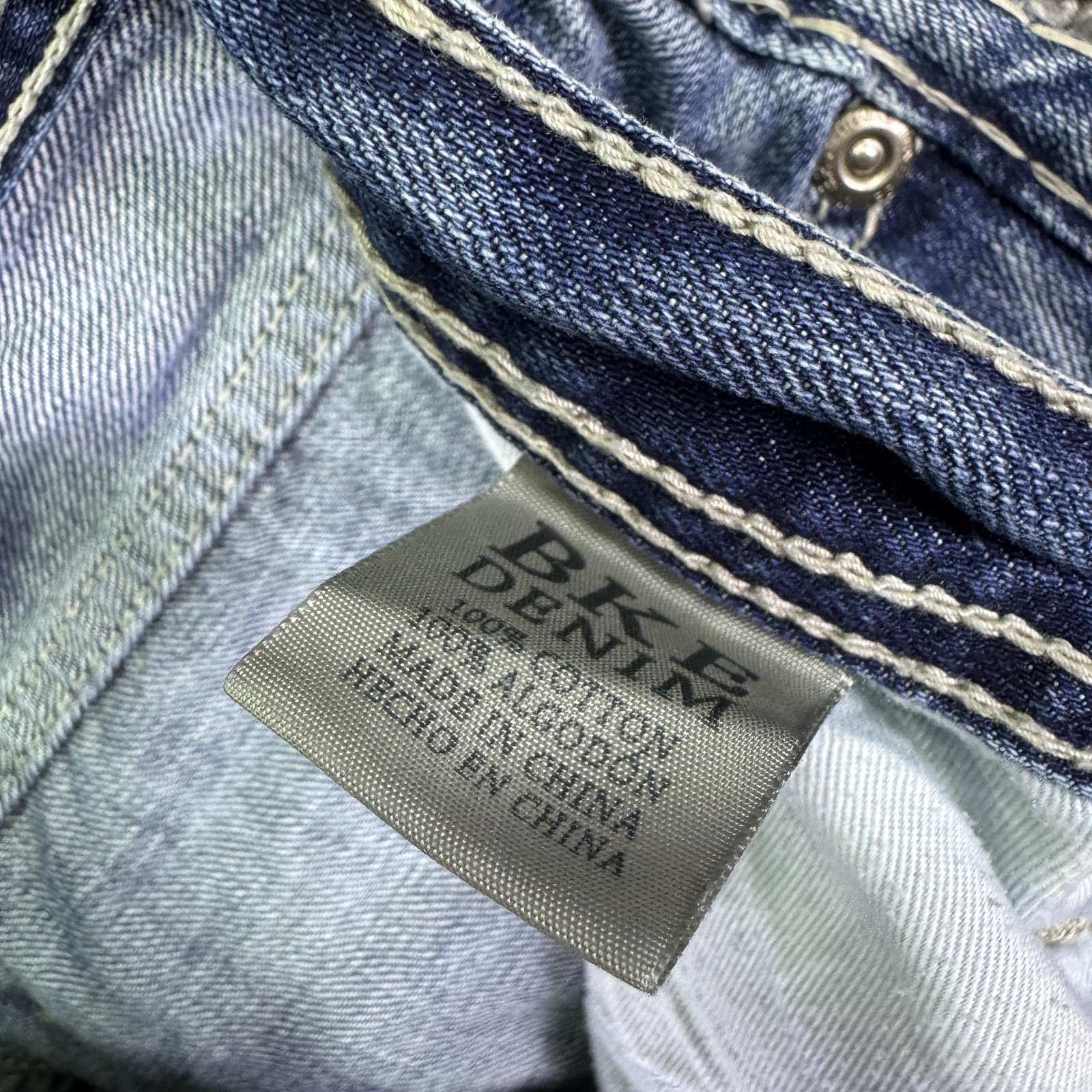 BKE Jeans Mens 32×31 Blue Aiden Relaxed Fit Bootcut Medium Wash Denim Work