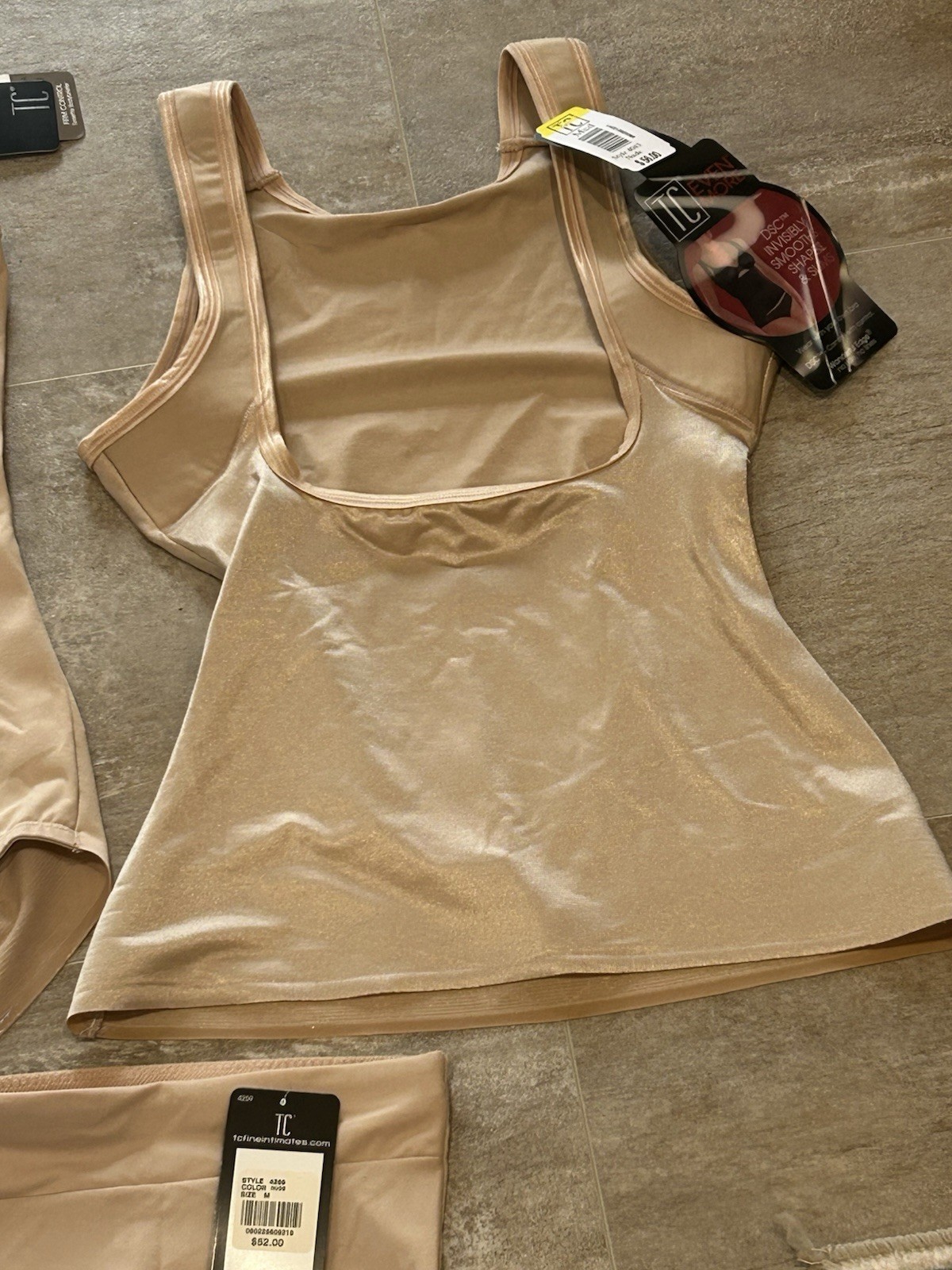 TC Fine Intimates Firm Control Shapewear Nude Smoothing Layering (3) New Items M