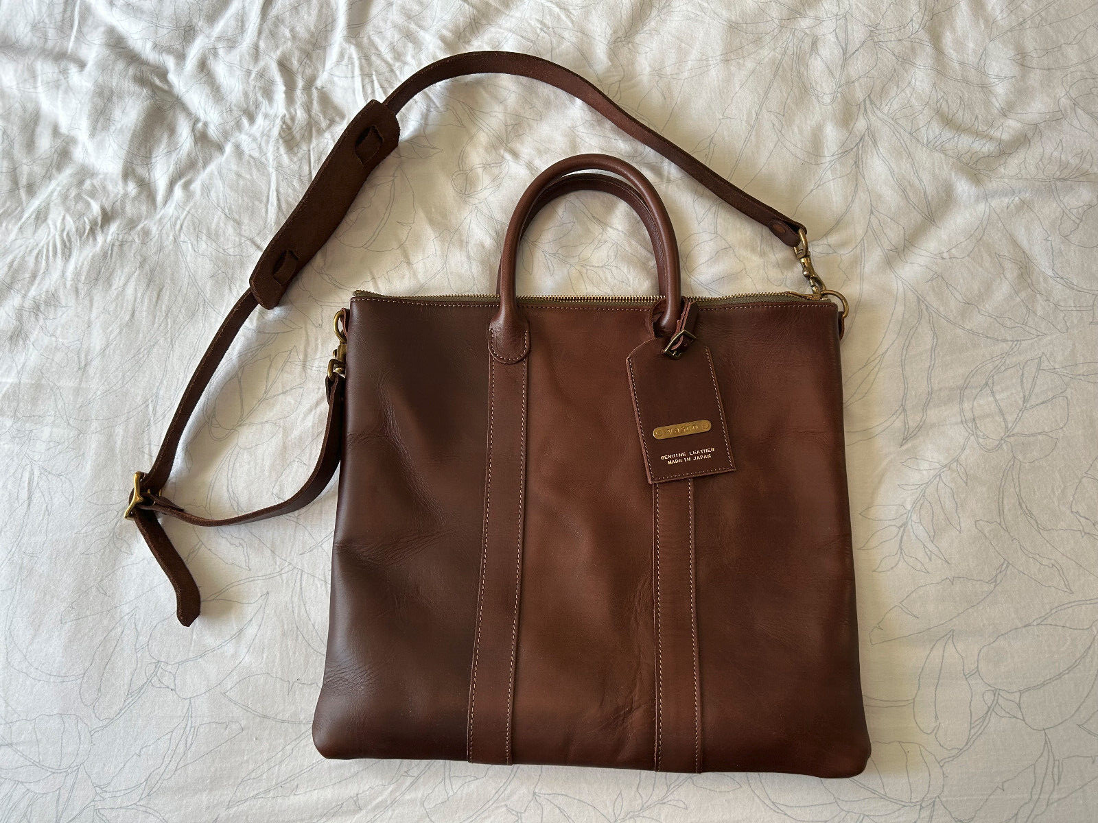Vasco Japan Leather Helmet Bag, Special Edition Collaboration with John Lofgren