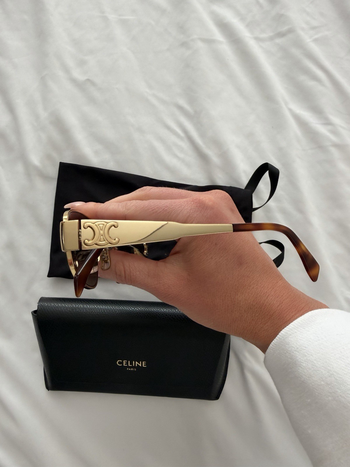 Celine Triomphe Metal Sunglasses