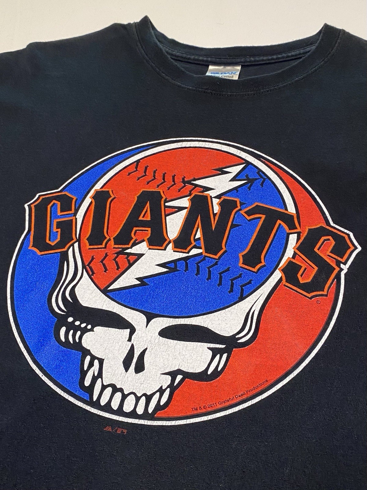 Vintage 2011 Grateful Dead Giants Shirt MLB Baseball Sports Band Tee Size XL