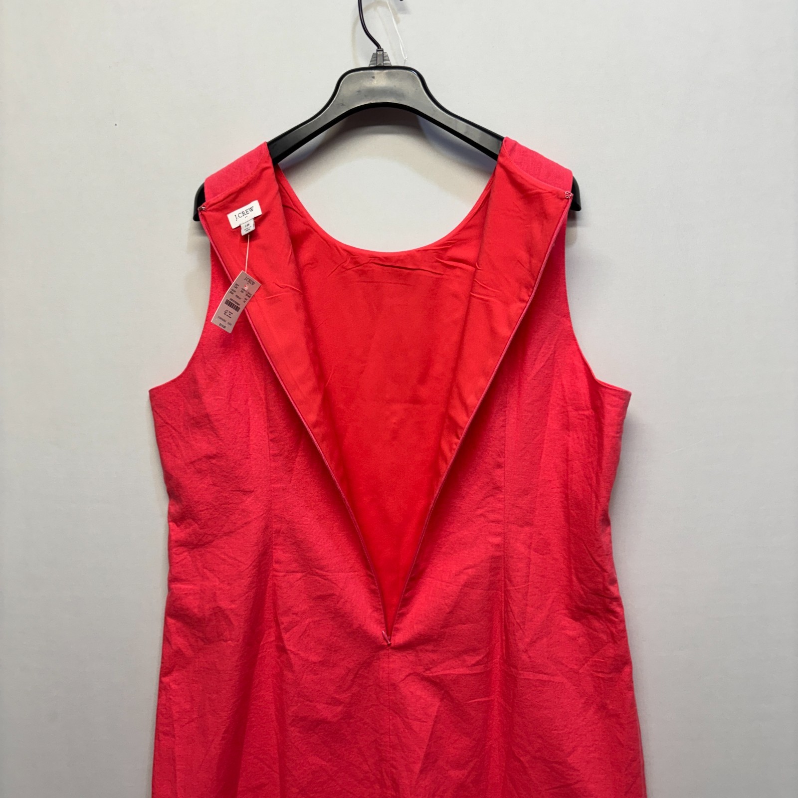 NWT J. Crew Women Sleeveless Shift Dress Size 18 Linen Blend SP24 C086 -11