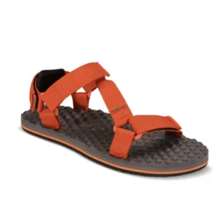 North Face Men’s Orange Switchback Basecamp Sandals Sz 13 US Sport Hiking New