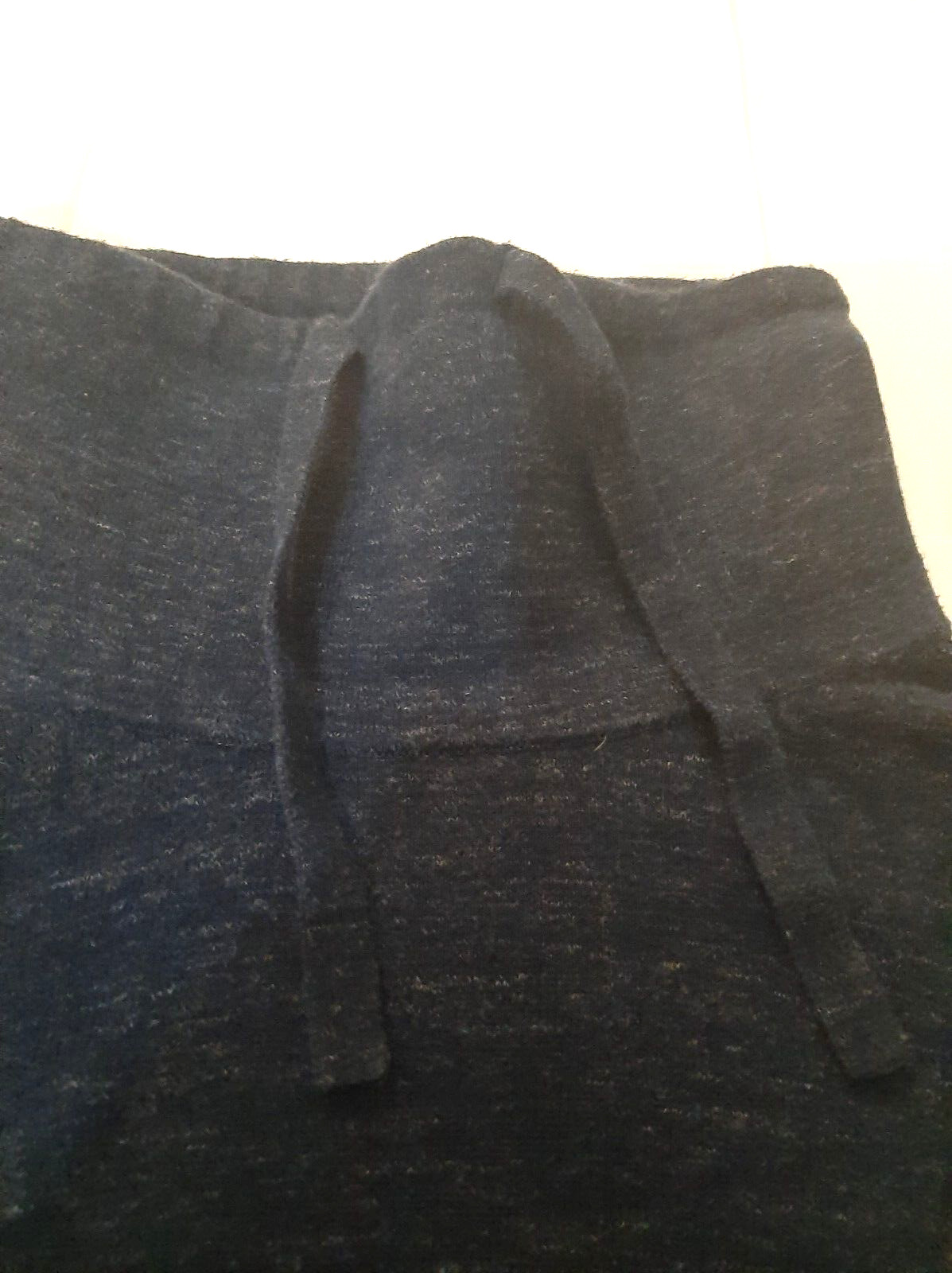 Banana Republic Long Sleeve Pullover Turtleneck Navy With Drawstring Size Medium