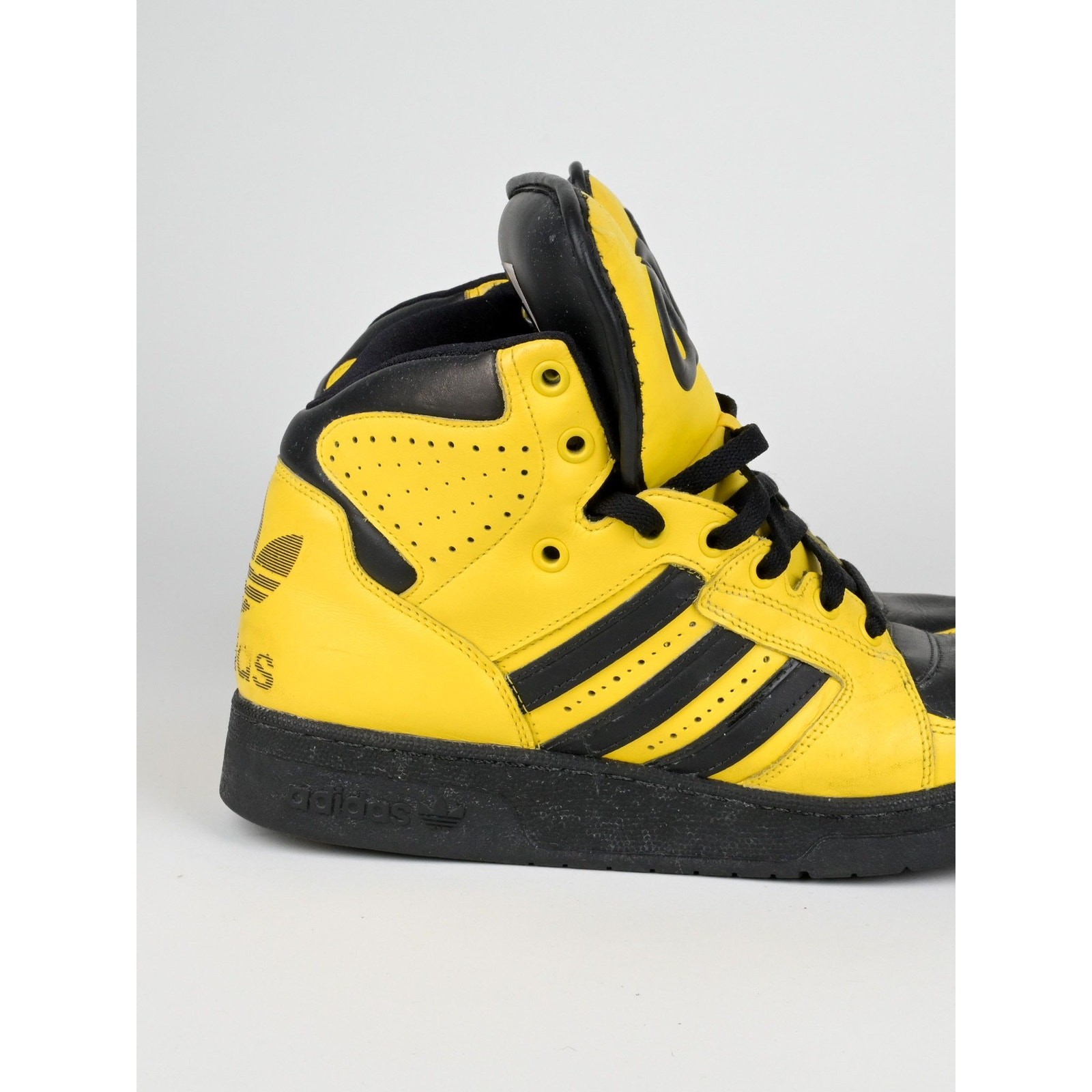 Adidas x Jeremy Scott S/S 2012 Instinct Hi (Black/Yellow) – Size 10