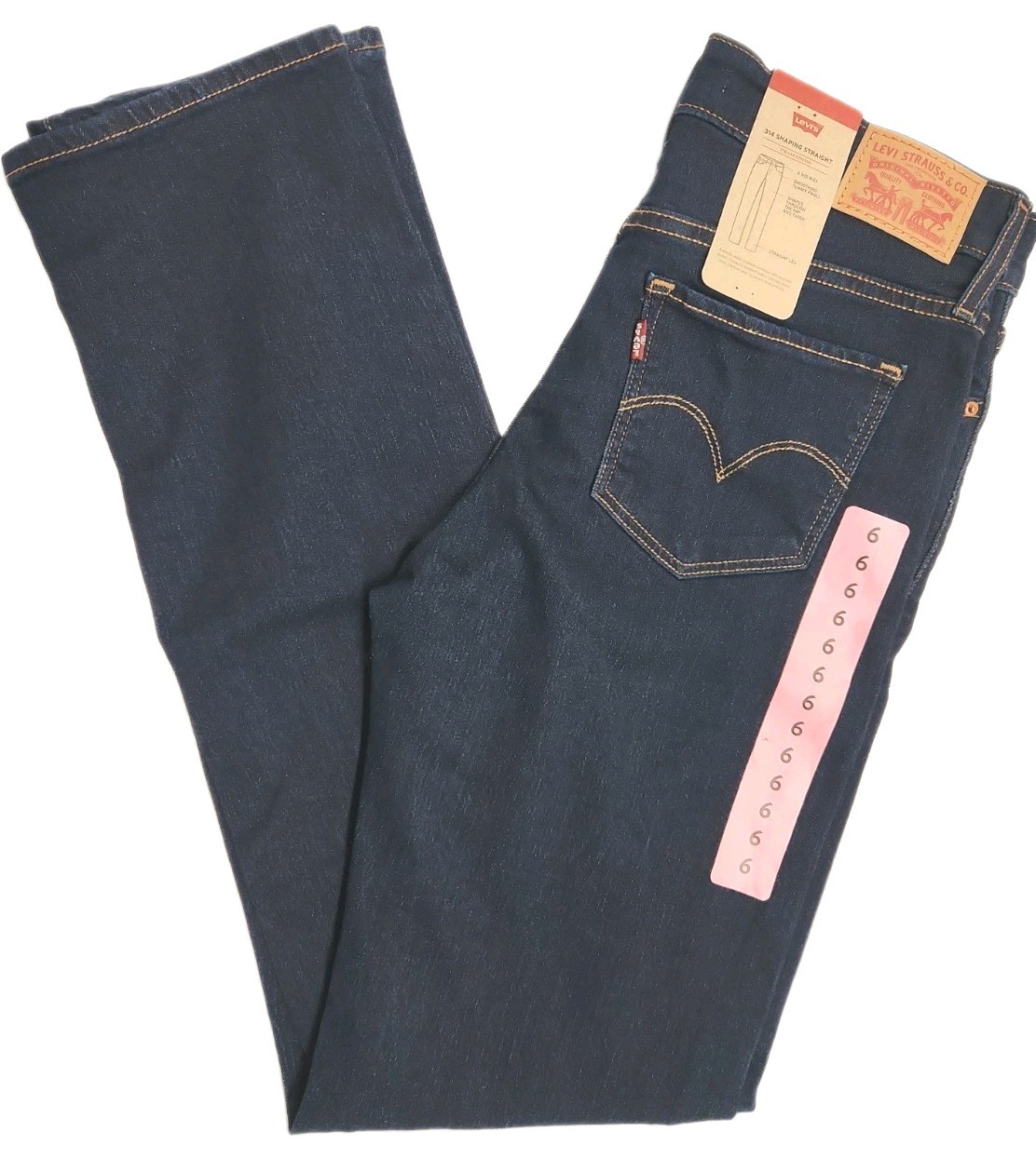 Levi’s 314 Shaping Straight Leg jeans | Size 28×32 (6) Woman* New With Tags!!