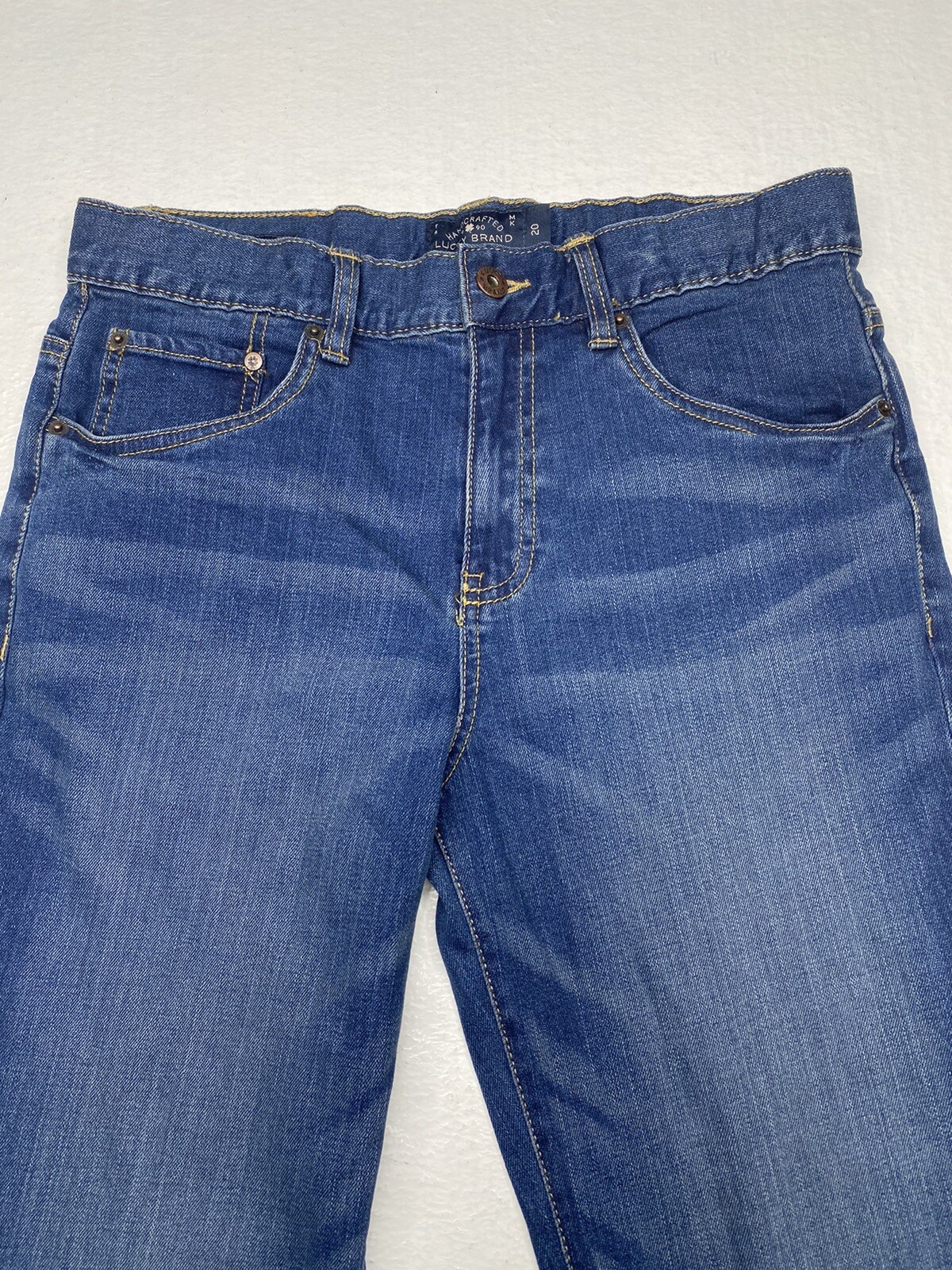 Lucky Brand Womens Straight Regular Medium Wash Denim Jeans Sz 20 30”W X 29”L