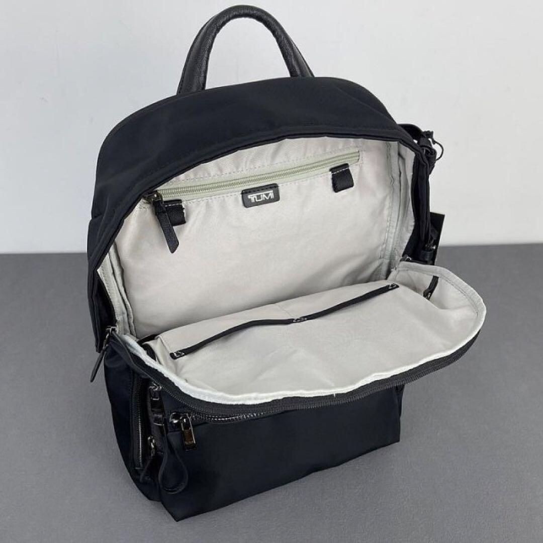 TUMI VOYAGEUR Montana Backpack Black Nylon Gunmetal Business outlet New