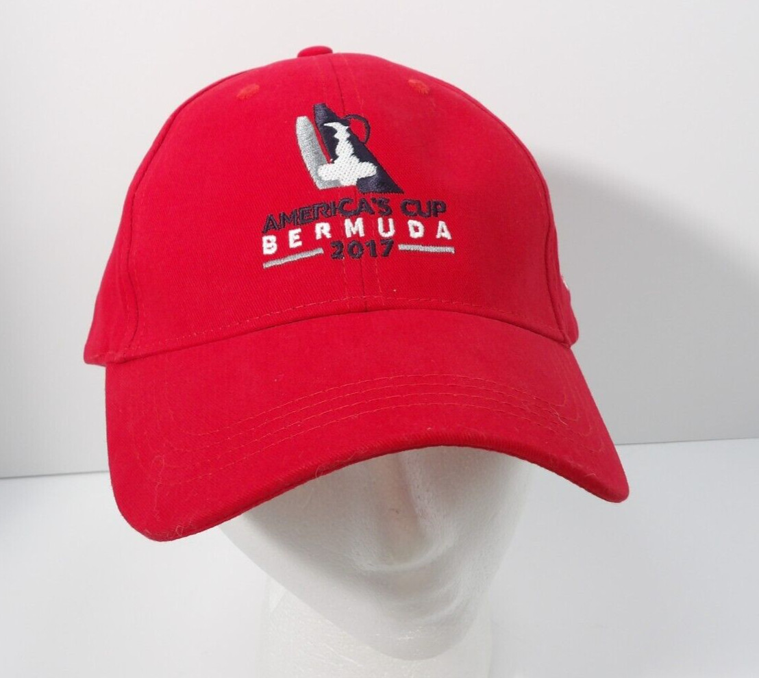 Sperry America’s Cup 2017 Bermuda Red Adjustable Hat Adult Unisex Cap