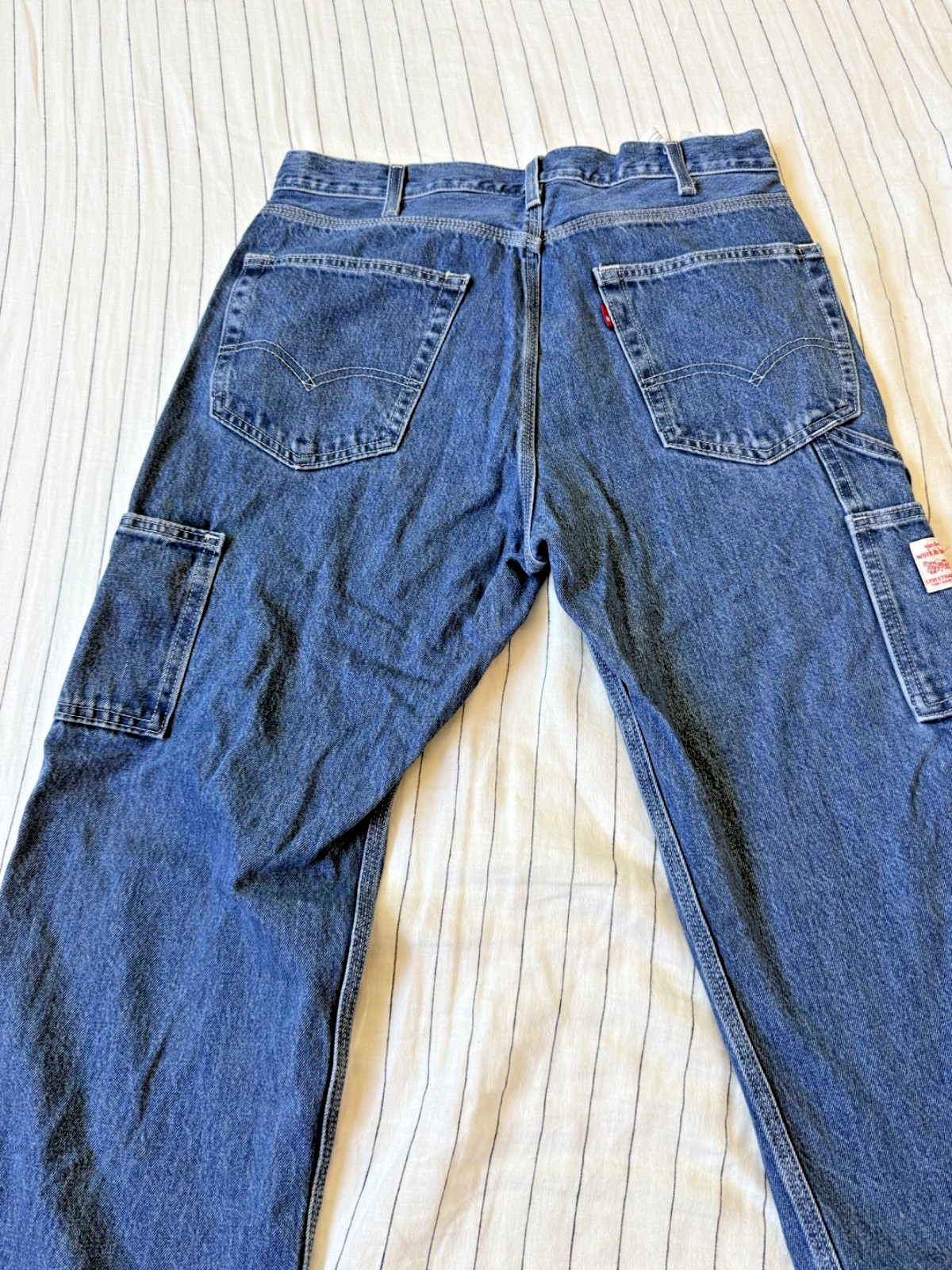Levis Carpenter Jeans – Stone Washed Mens 33/32