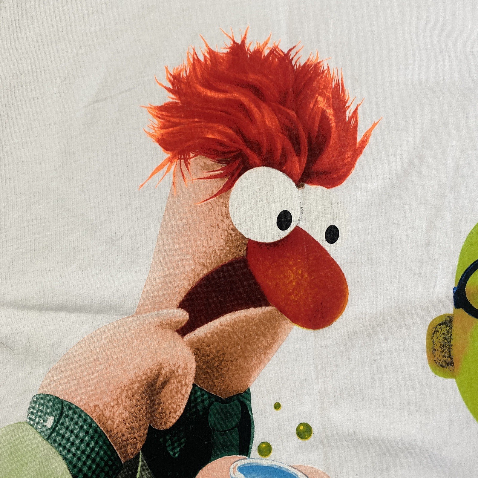 Vintage Muppet Show Beaker Dr Honeydew Shirt XL Jim Henson Single Stitch Changes