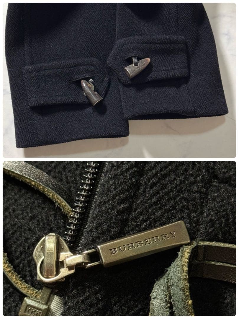 Excellent condition Burberry London Duffle Coat Nova Check Size 40 Long Length