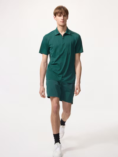 UNIQLO Unisex Dry EX Half-Zip Polo Shirt Japan 2026 Roger Federer