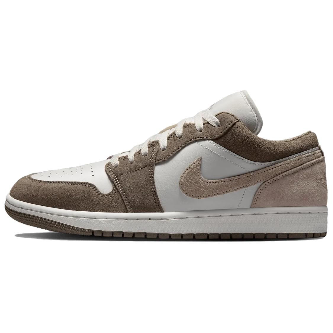 Air Jordan 1 Low Suede “Olive Grey” 553558-046