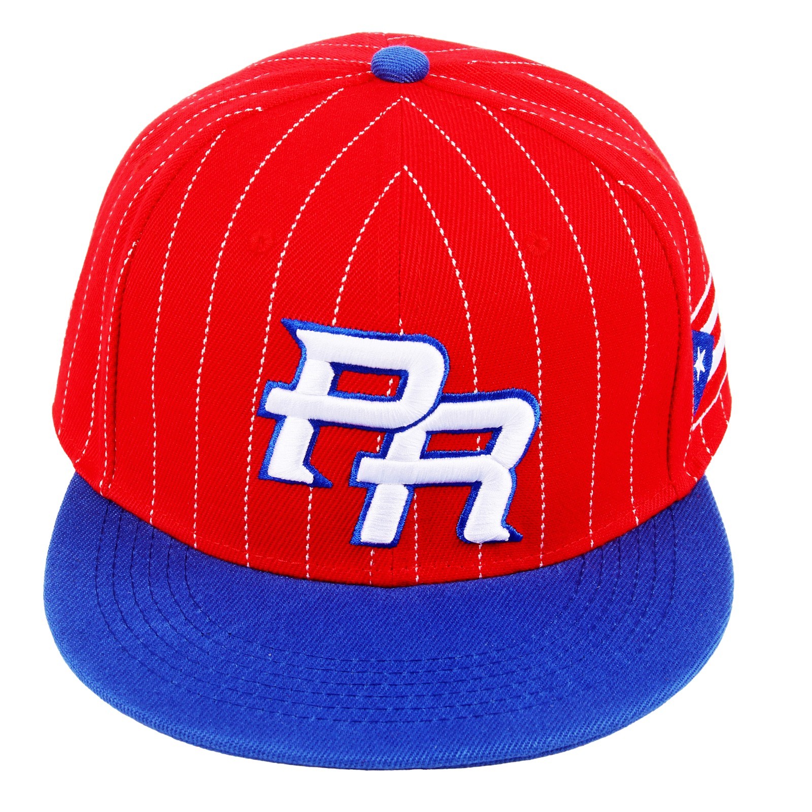 PR 3D Embroidered Baseball Cap Puerto Rico Flag Soft Crown Cotton Snapback Hat
