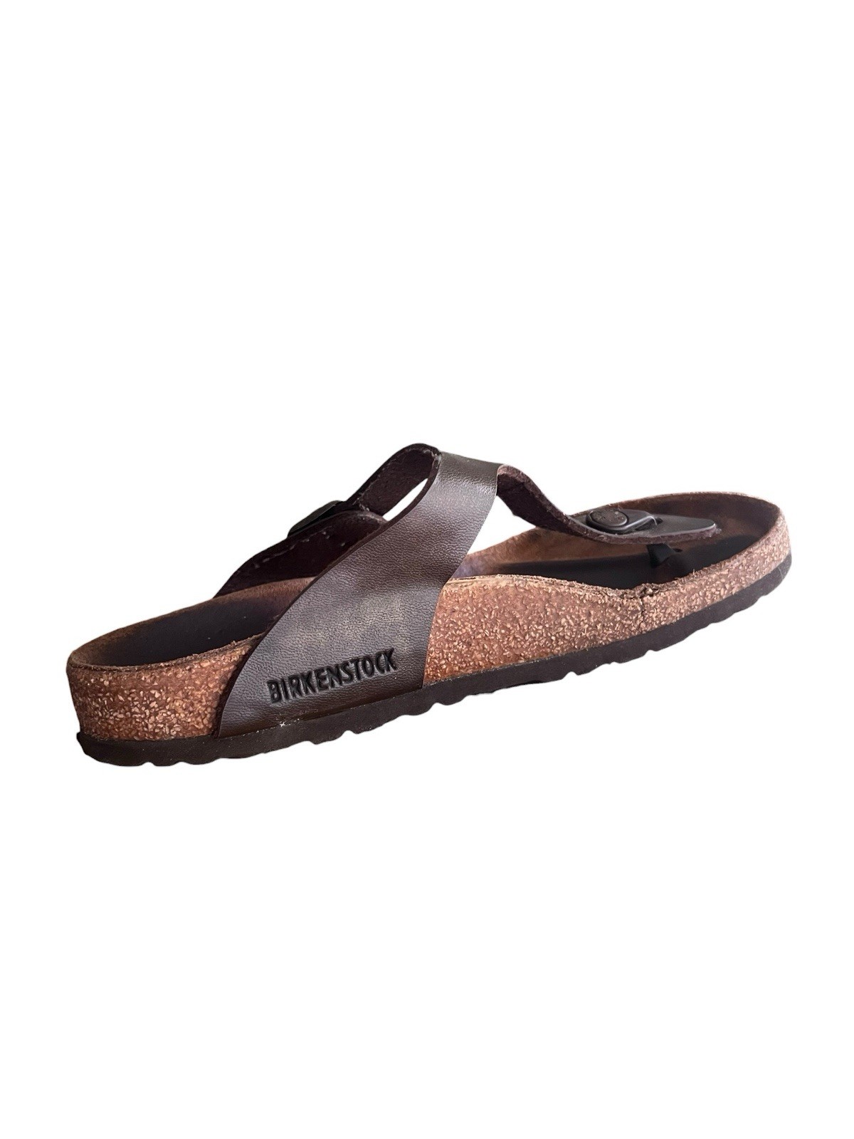 Birkenstock Gizeh Dark Brown Sandals Size 39 25mm Regular Wide Unisex Germany