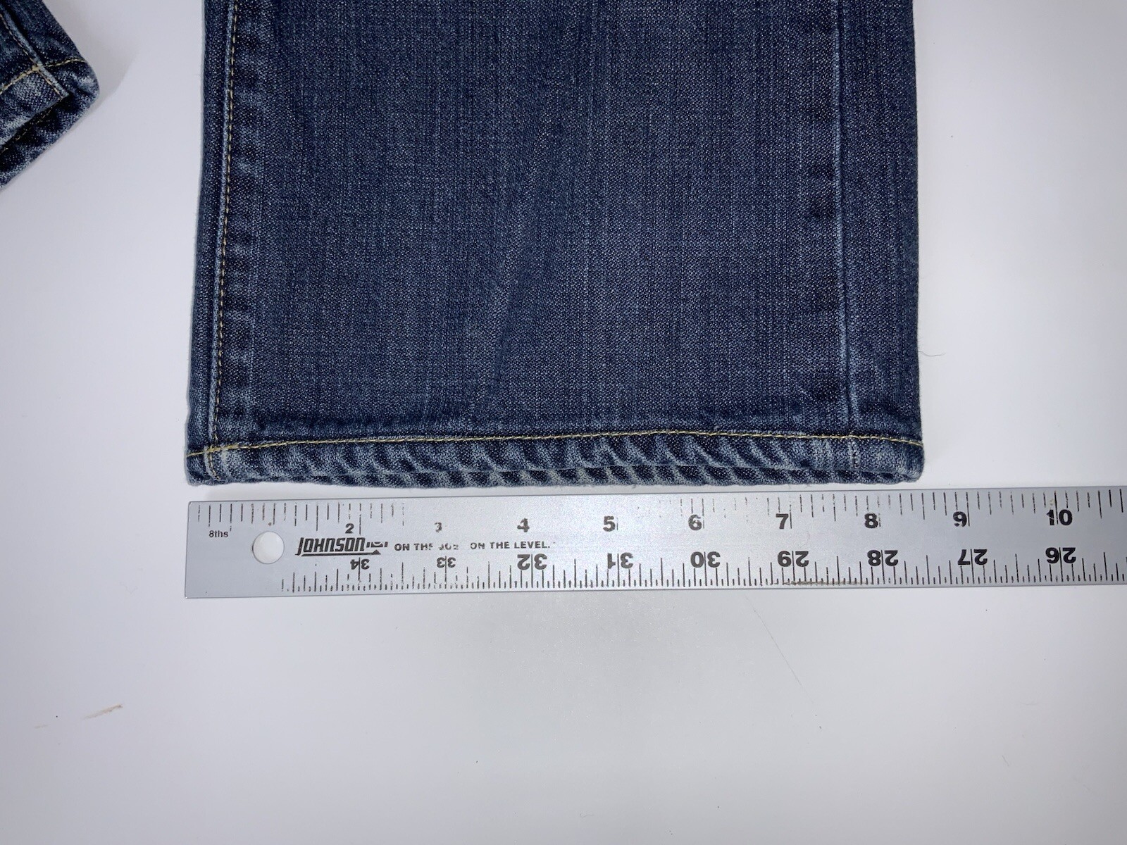 Agave Copper Waterman Jeans Men 32×28 Blue Dark Relaxed Straight USA YGI N5-57