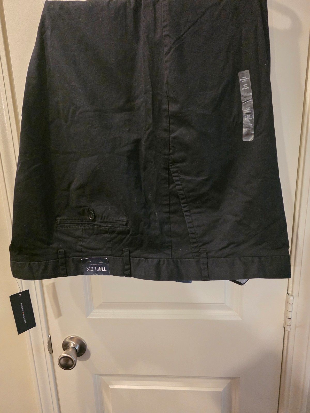 Tommy Hilfiger THFLEX Men’s Classic Fit Black Pants SZ 58 x 32 NWT