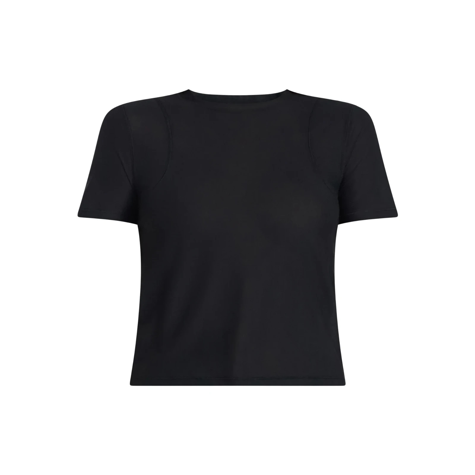 Avia Women’s Mesh Tee with Short Sleeves BLACK SOOT