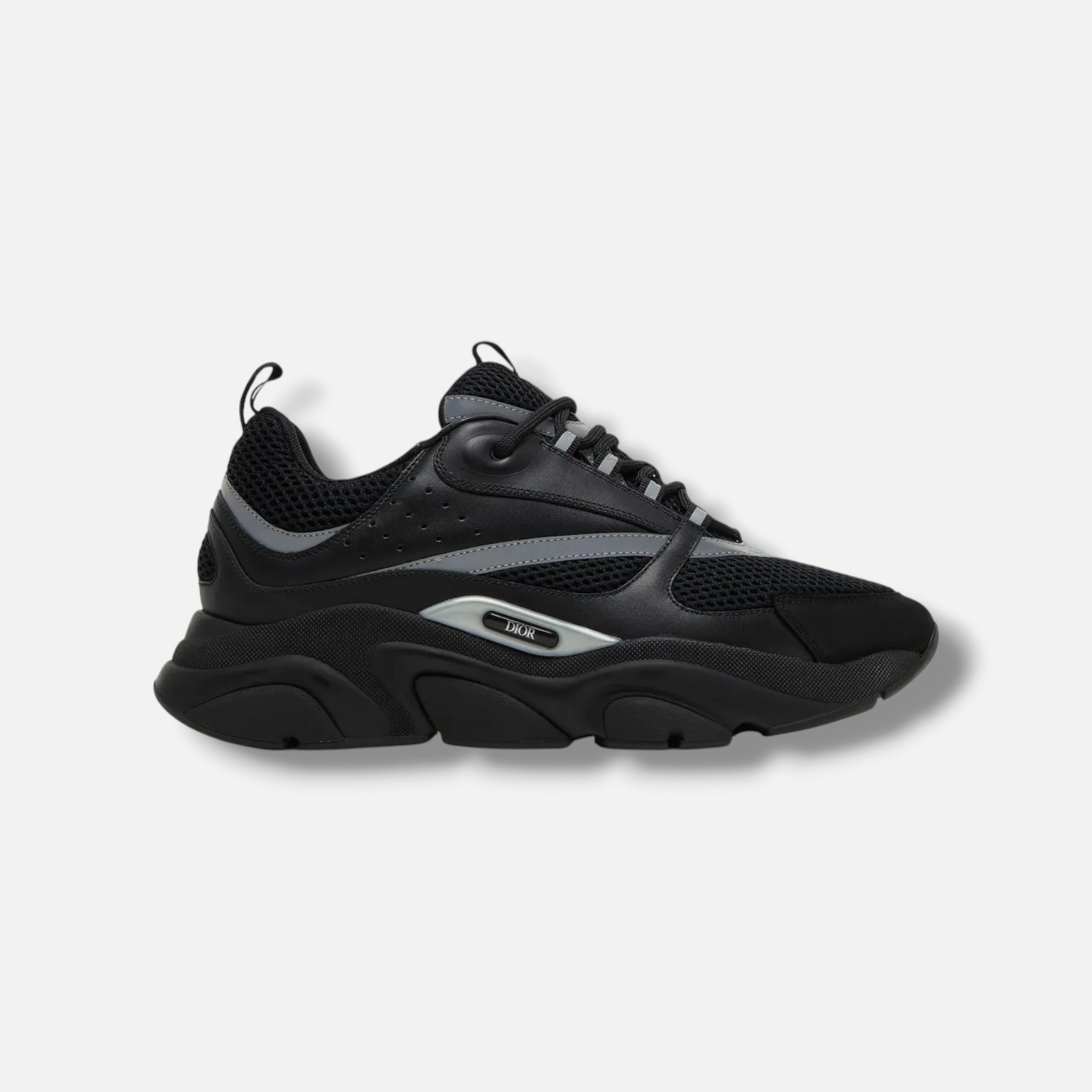 Dior Men’s Black B22 ‘Black Reflective’ Shoe Size EU: 36 US: 4
