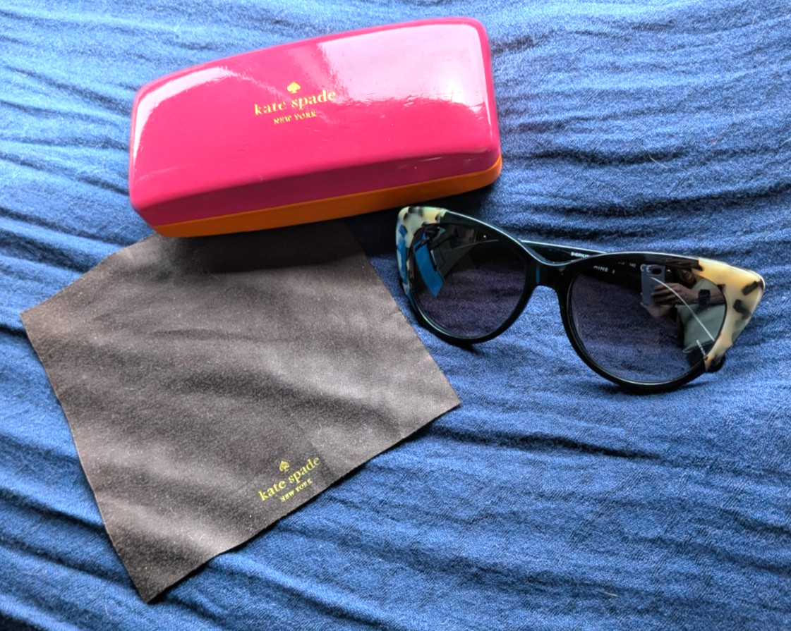 Kate Spade Cat Eye Sunglasses Sherylyn Tortoise WR790 with Case & Cloth