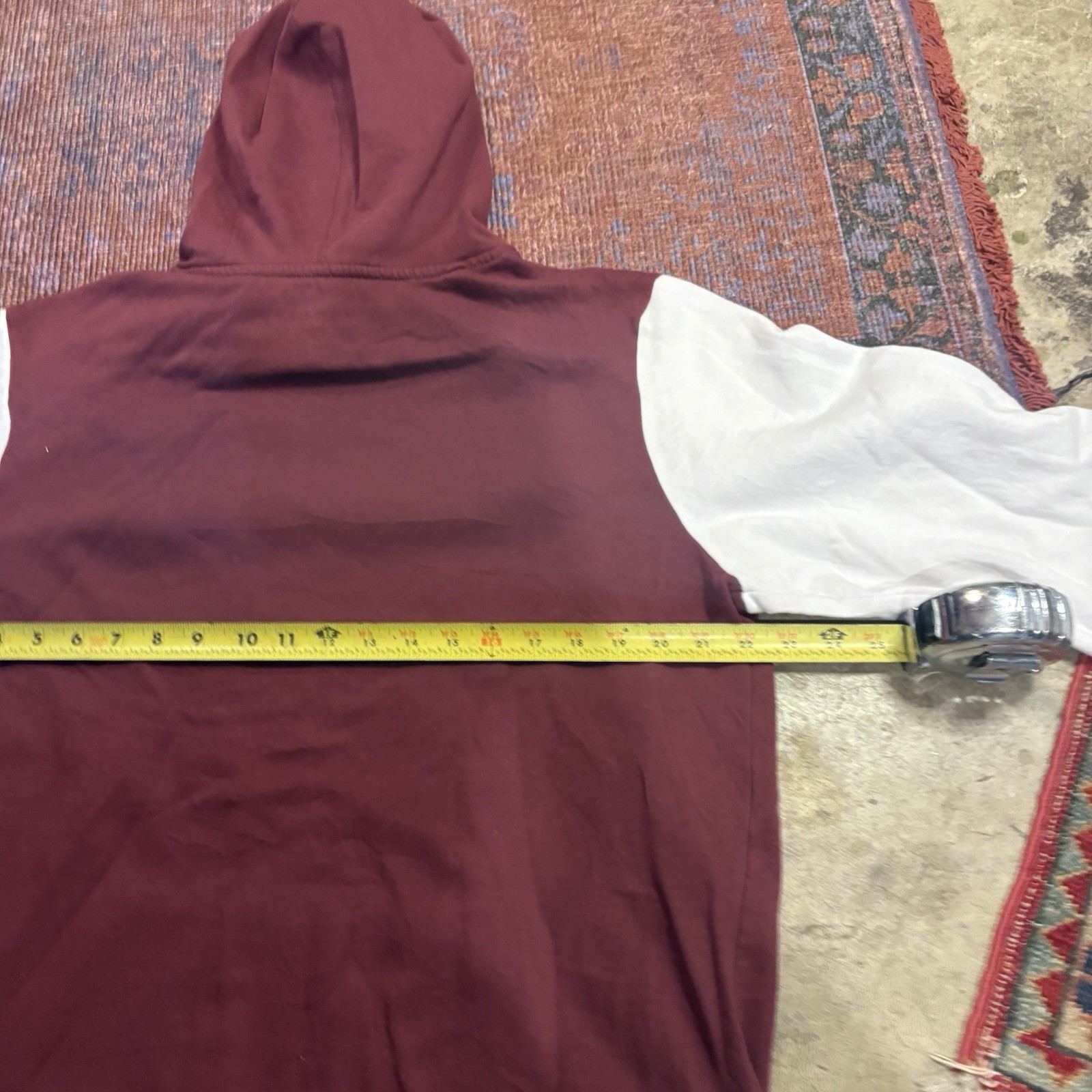 Texas A&M Aggies Hoodie Mens Large Maroon White NCAA College 23×26 Fanatics