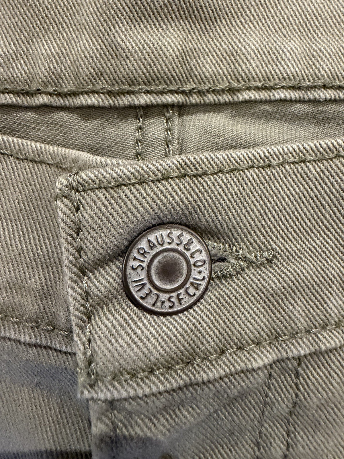 Levi Strauss & Co 511 Jeans 36×32 Olive Jeans Ripped