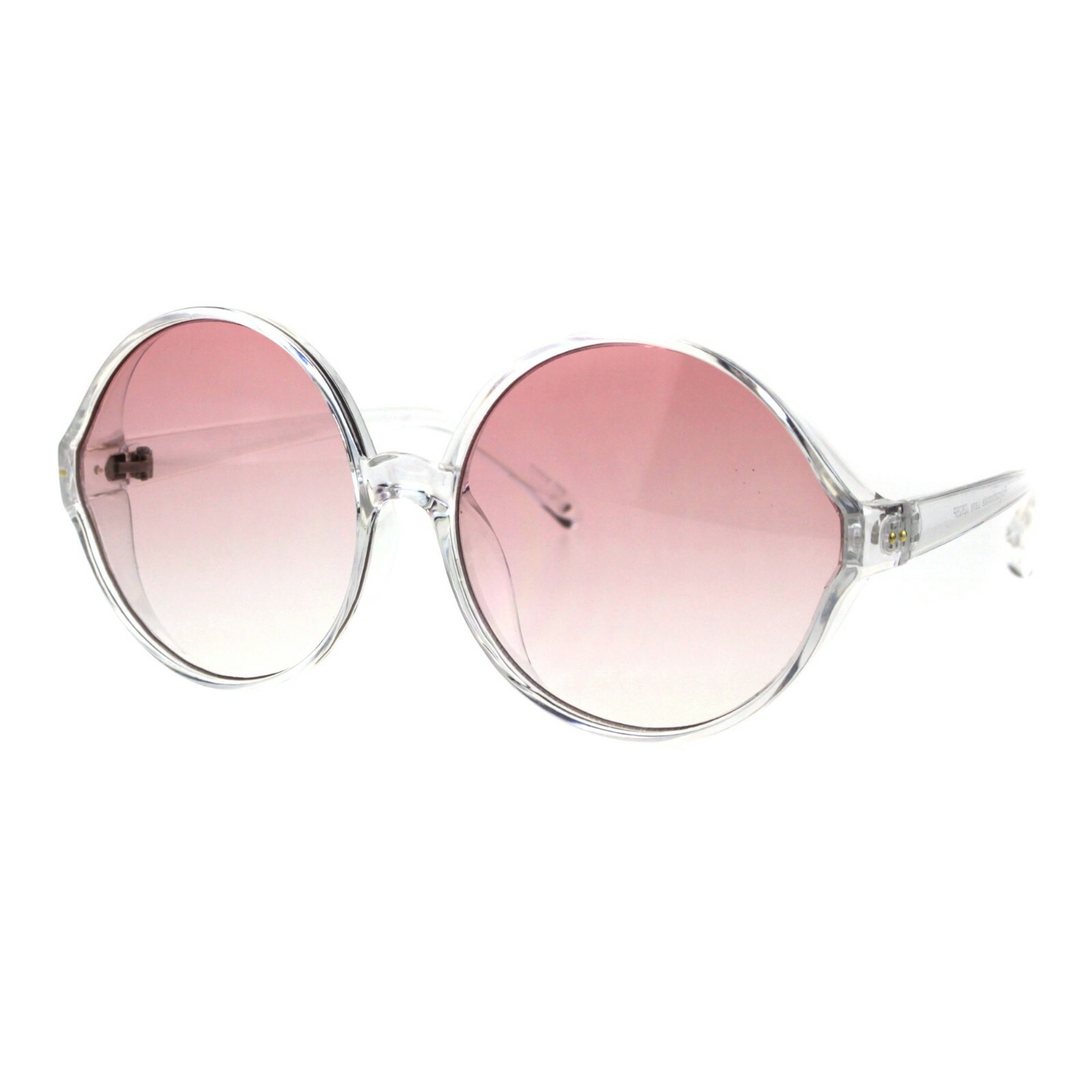Oversized Round Sunglasses Womens Circle Frame Designer Style UV 400