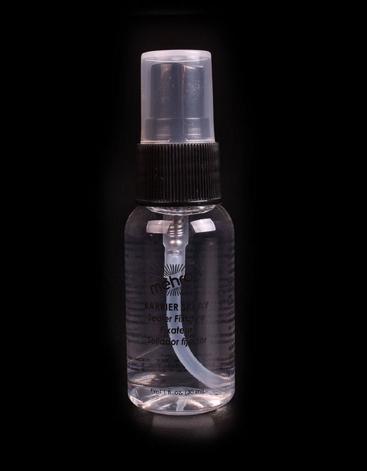 MEHRON MAKEUP_BARRIER SPRAY 1 OZ / 2 OZ_COSTUME FIXING SETTING & SEALER PICK 1