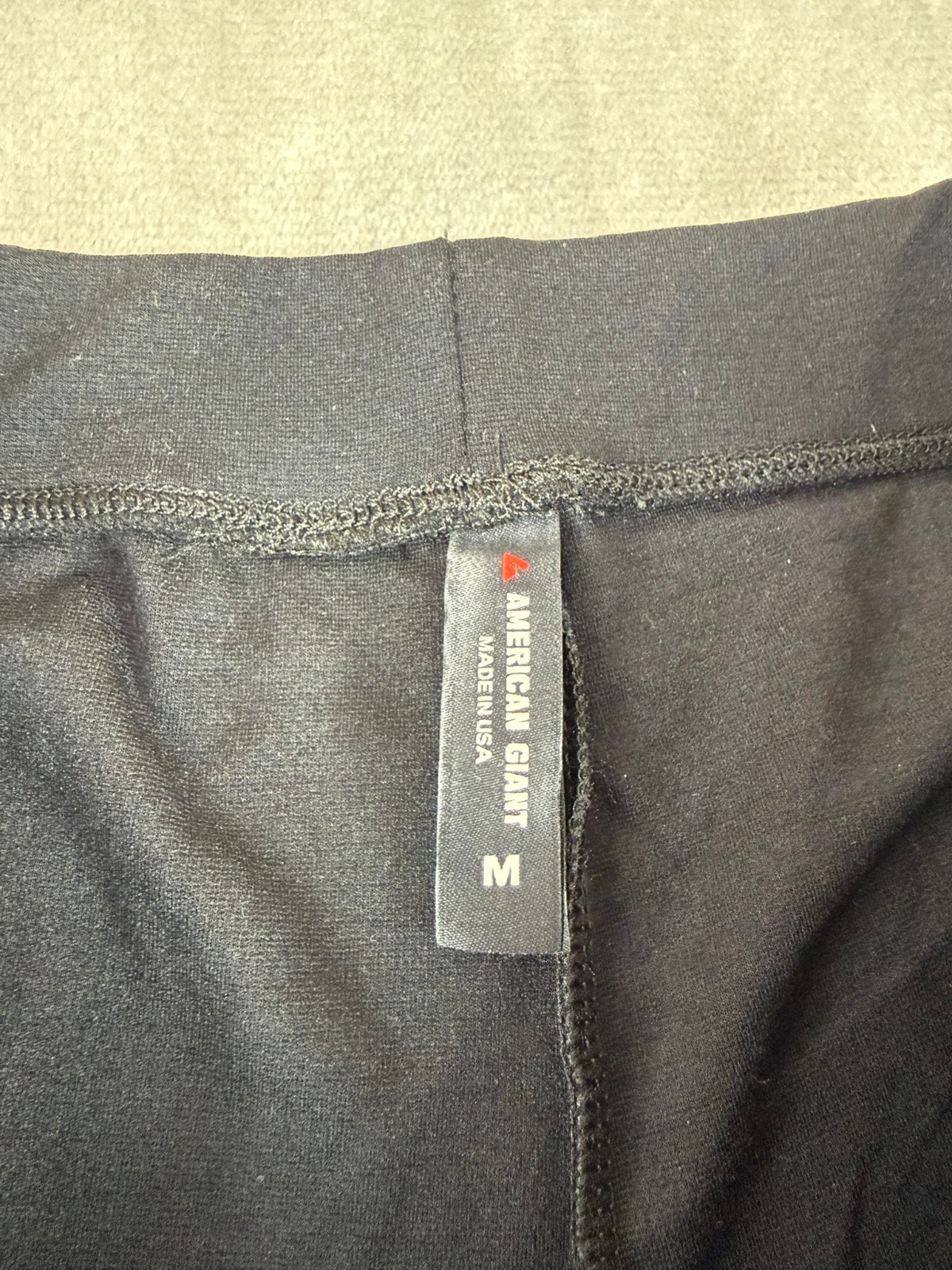 American Giant Ponte Straight Pants Womens Medium Black Stretch $98 USA New NWOT
