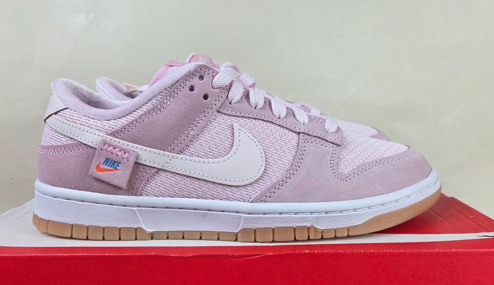 Nike Dunk Low Teddy Bear Light Soft Pink Womens Size 9 DZ5318-40 New