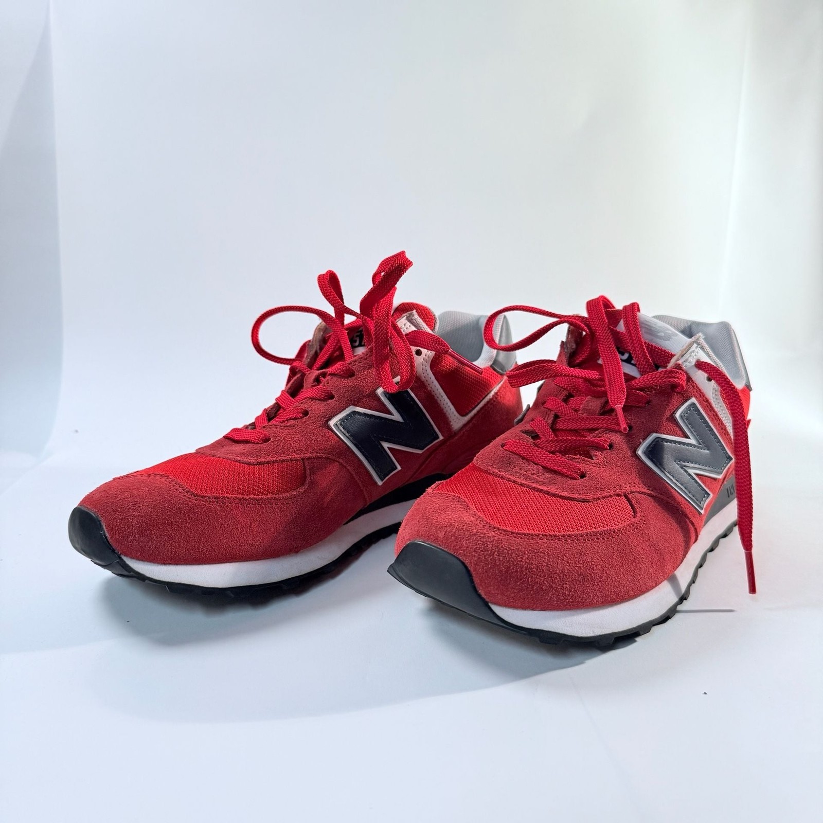 New Balance 574 Sneakers Red/Navy Men’s Size 10.5