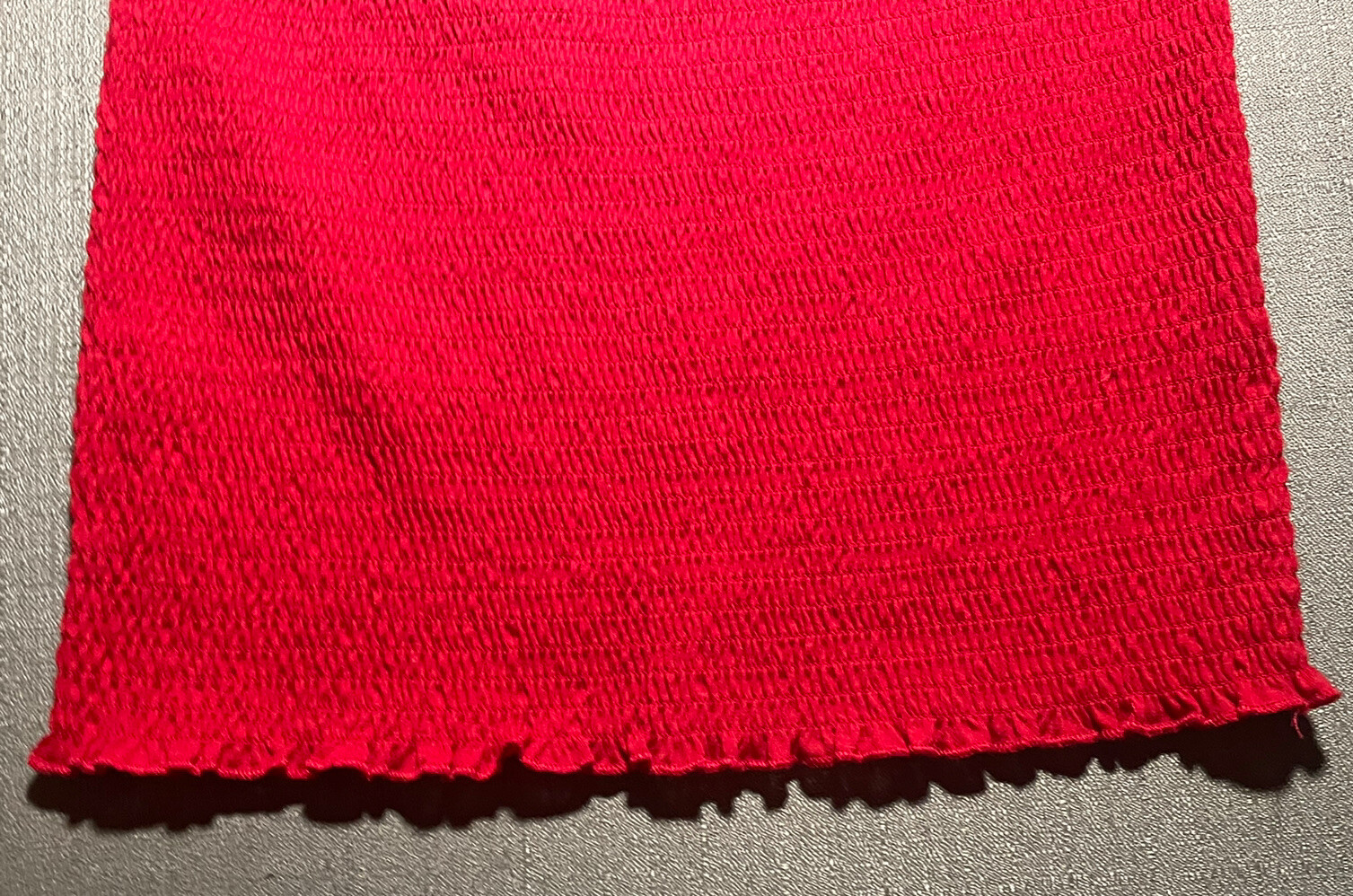 Crave Fame By Almost Famous Womens Large L Red Cropped Top Bandeau Set In Sleeve