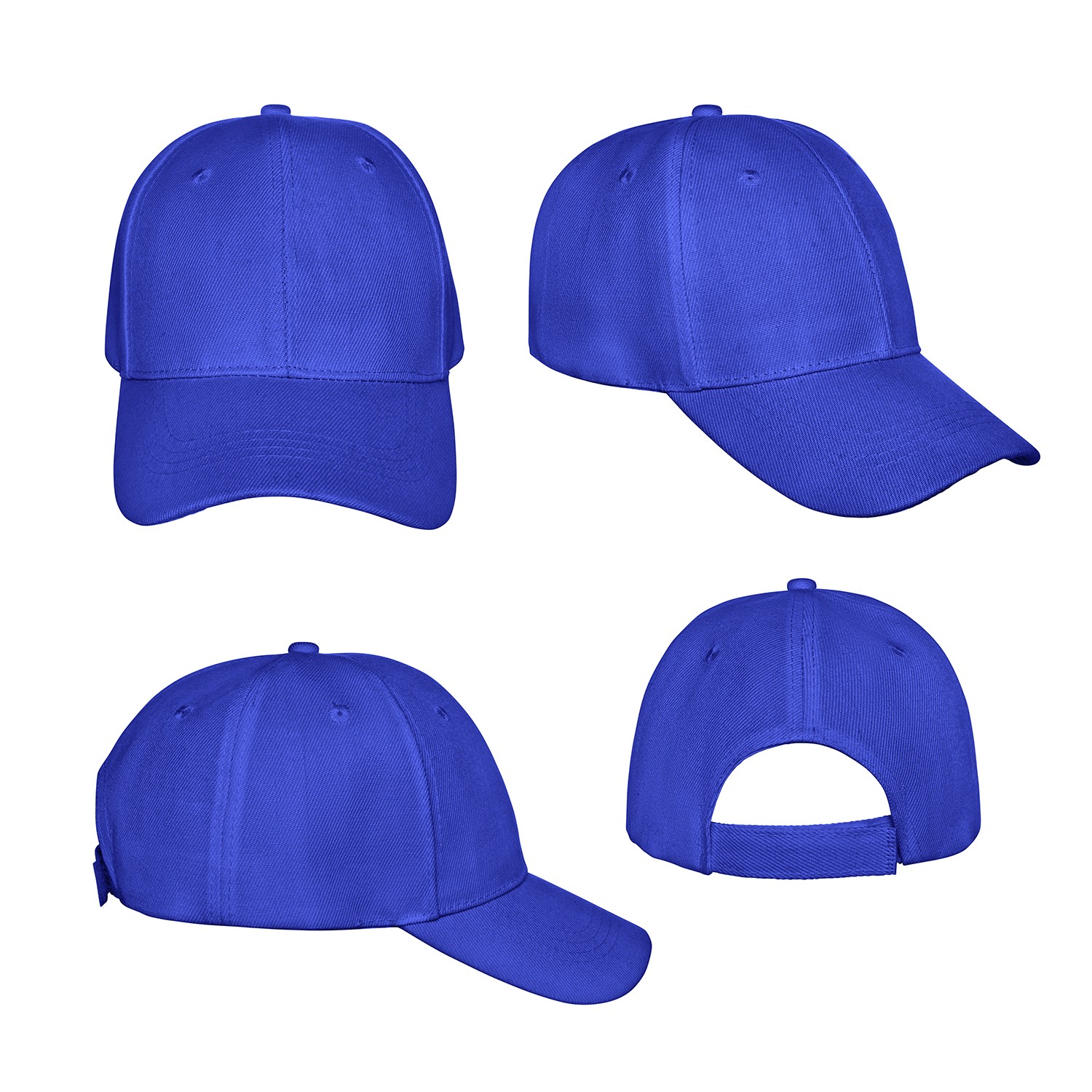 Balec Plain Baseball Cap Hat Adjustable Back