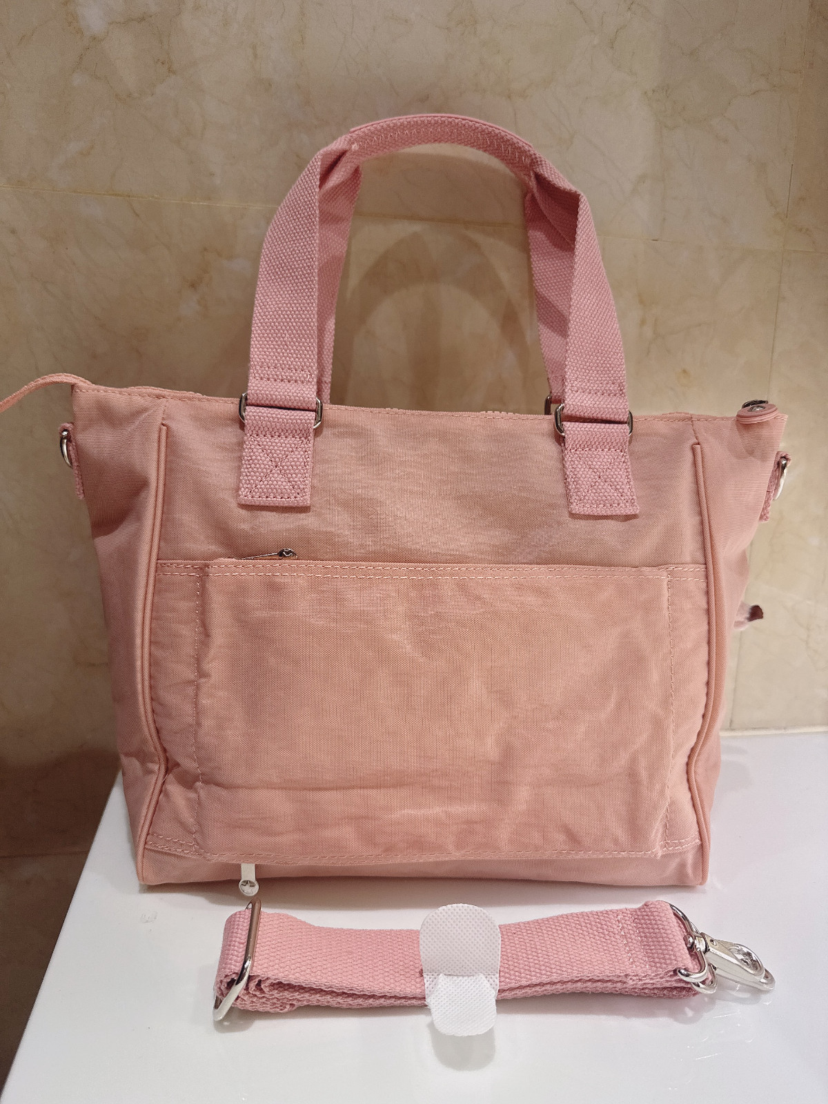 NWT Women’s Kipling Light pink Handbag Crossbody handbag trolley tote