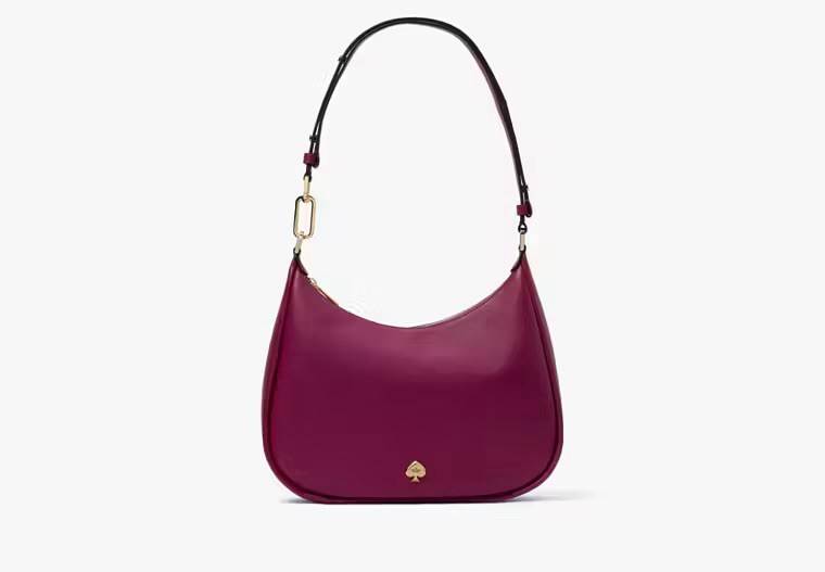 🌺🌷KATE SPADE NEW YORK Pebble Leather KAYLA Shoulder Bag – Dark Raspberry