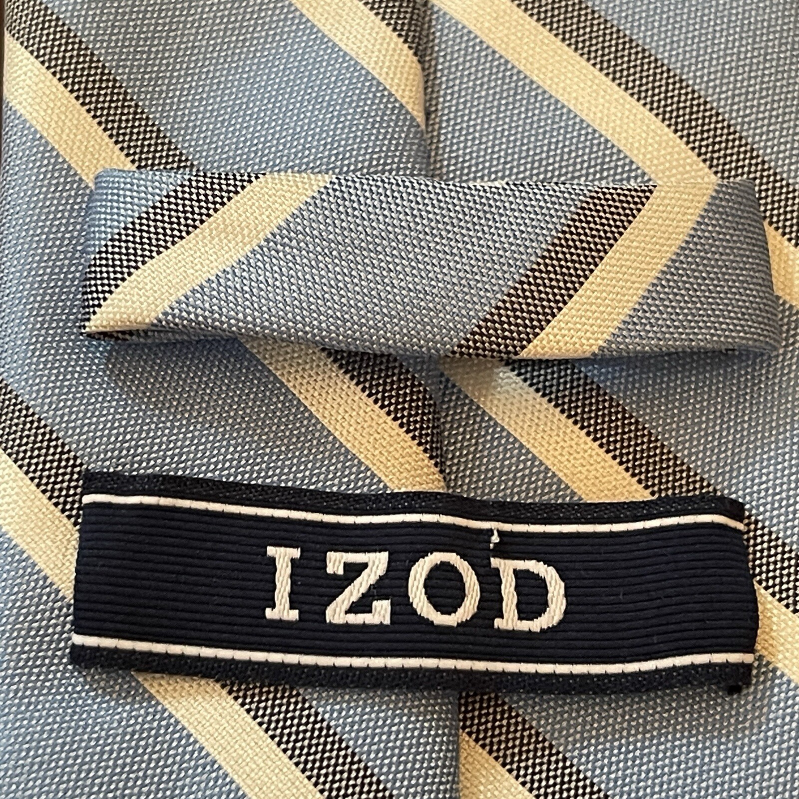 Izod Blue 100% Polyester Men’s Neck Tie Made In China