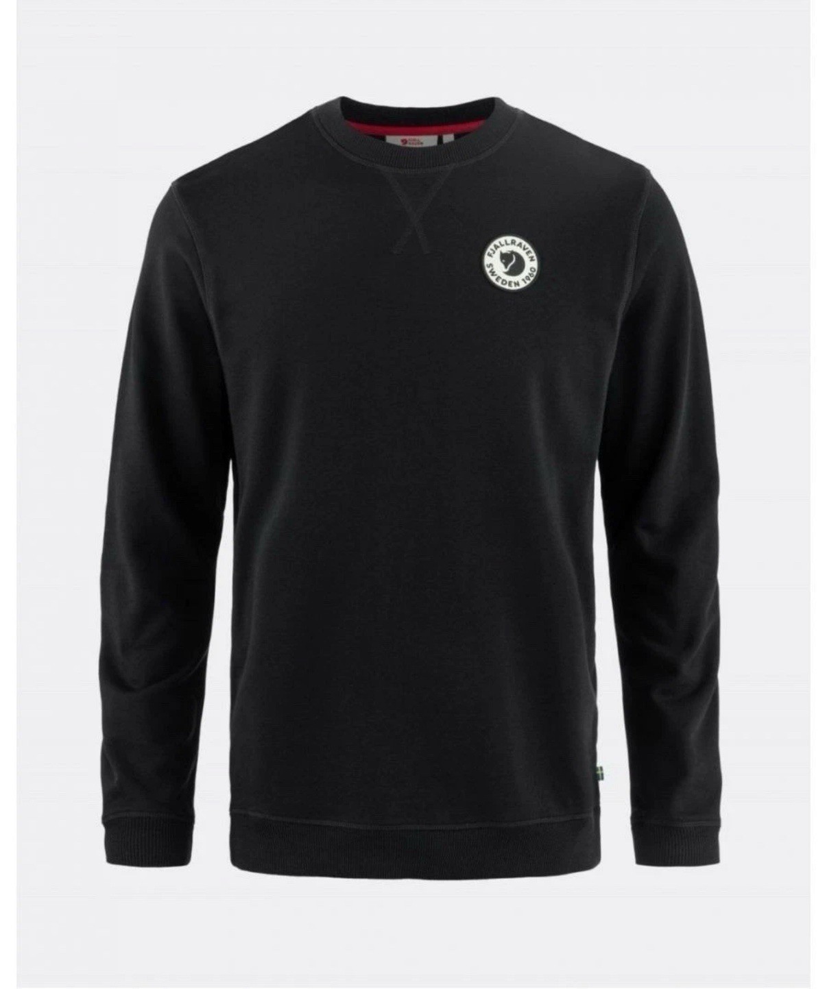 Fjallraven Men’s 1960 Logo Badge Sweater Black Size M NWT Hiking