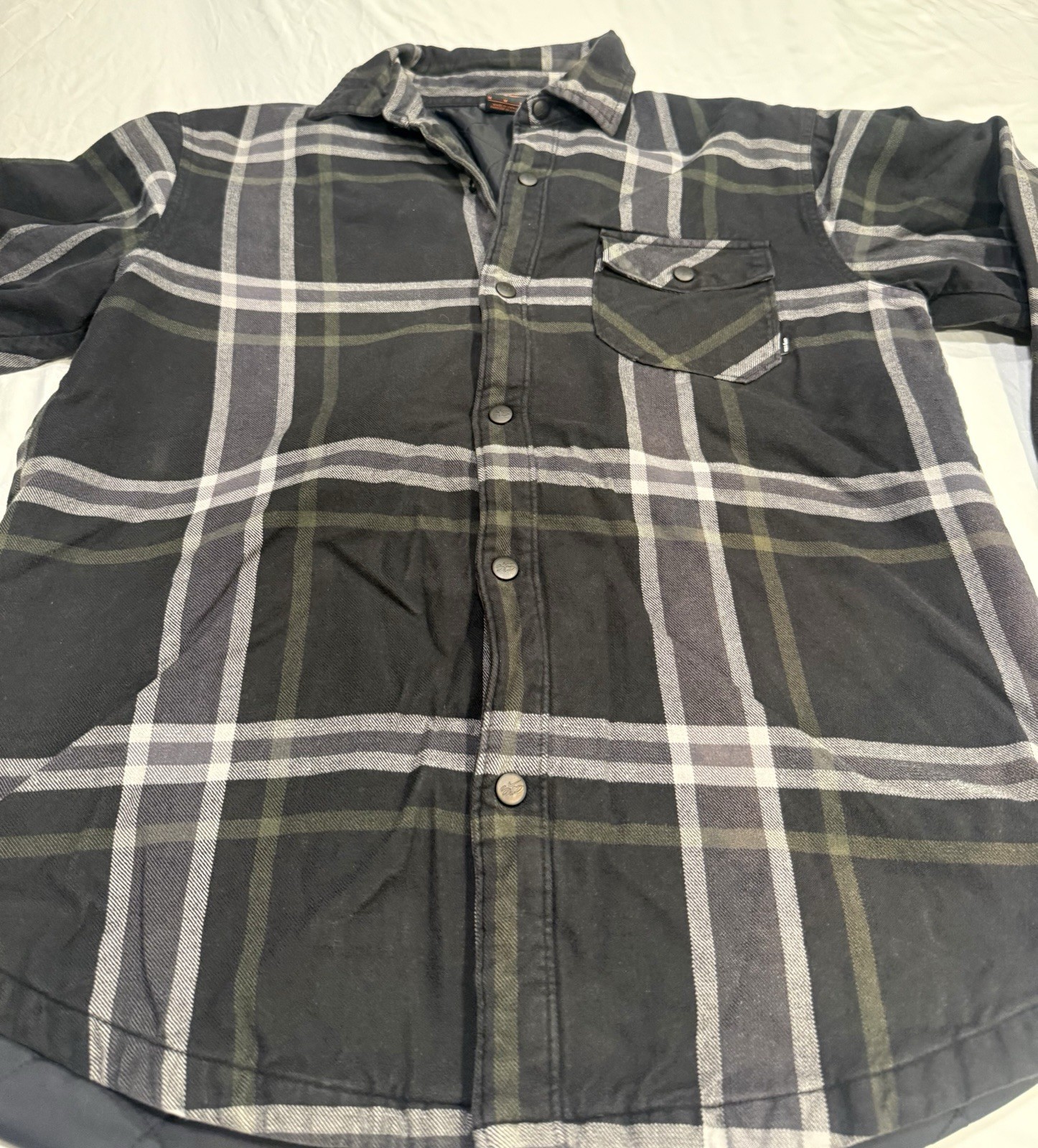 Nike 6.0 Insulated Flannel Jacket Men, Medium, Plaid, Lined