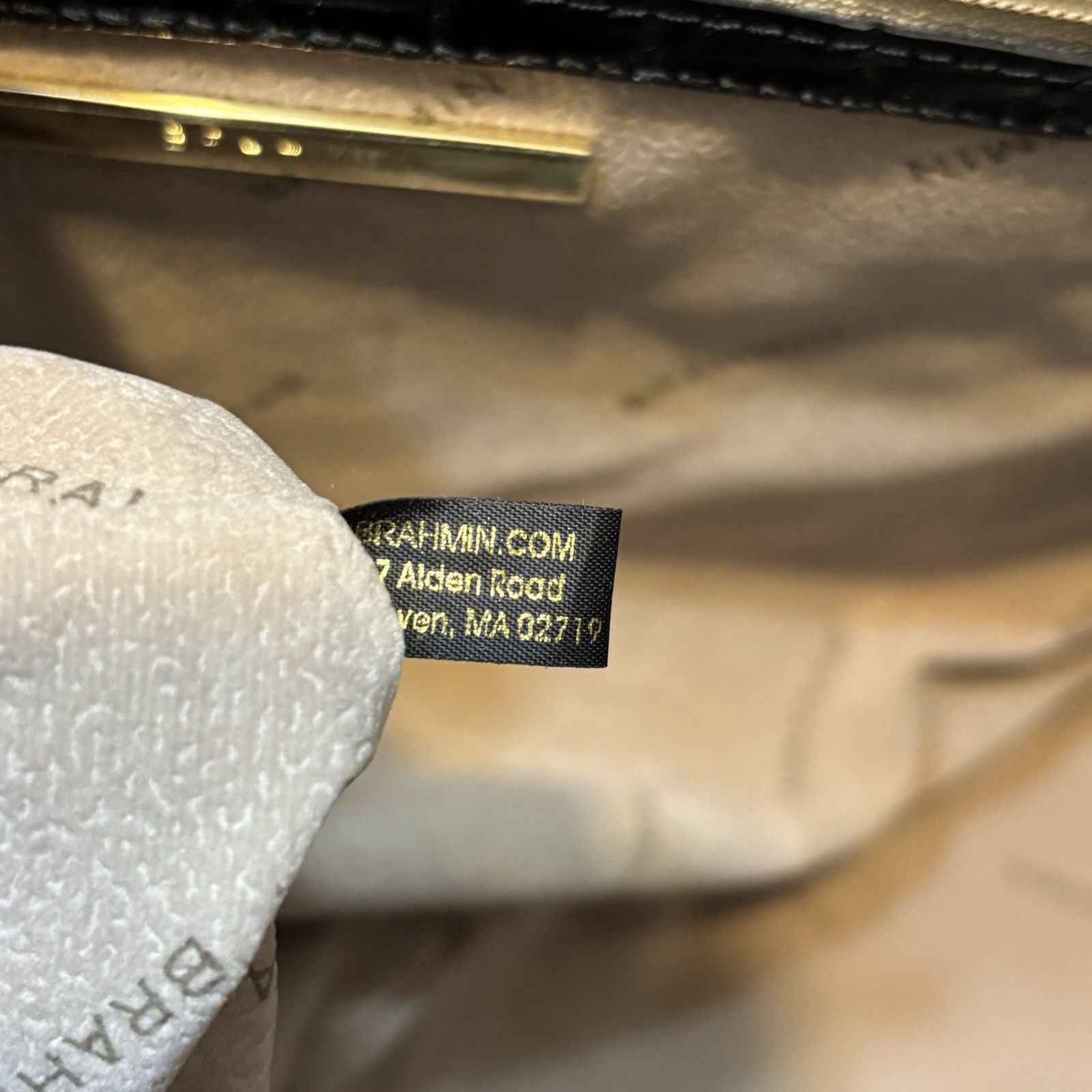 BRAHMIN ADINA Black Melbourne Leather Tote Leather NWT – See pics / 2 available