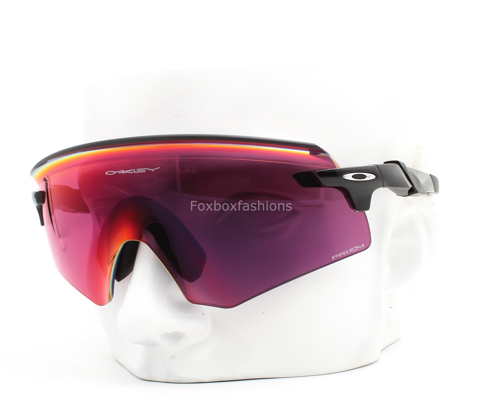 Oakley Encoder Shield Sunglasses Polished Black Prizm Field OO9471-0236 w/case