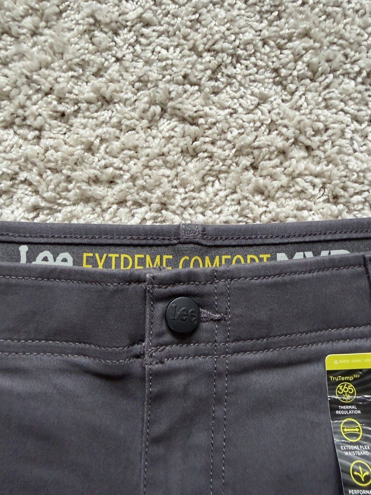 Lee – Extreme Comfort MVP Engineer Straight Fit Cargo Pants 36×34 Gray NEW wTags