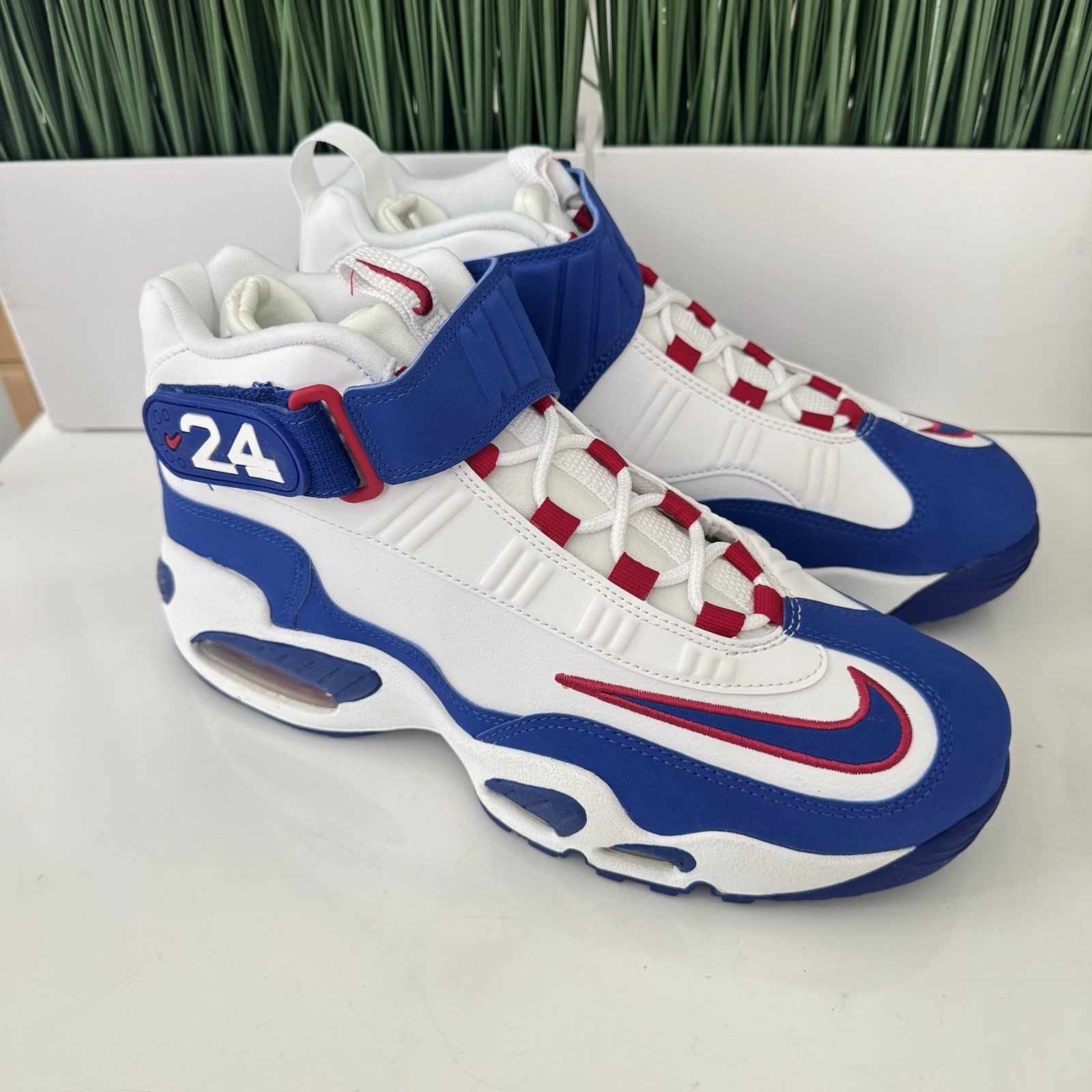 Nike Air Griffey Max 1 USA NBY White Royal Mens Shoes DX3723-100 Size 10.5