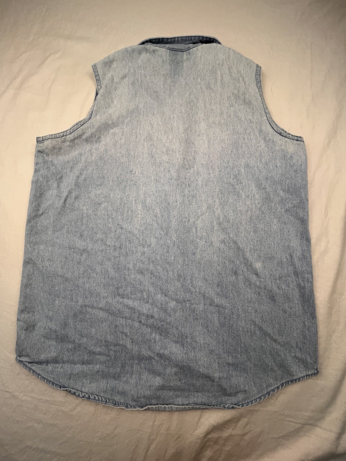Vintage 90s Disney Jerry Leigh Mickey Donald Sleeveless Blouse Women’s Med